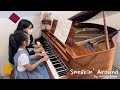 Melody bober sneakin around  lala cheng  sandy lin piano duet