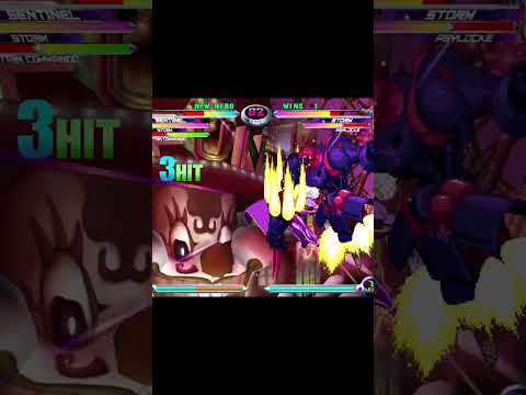 MvC2: Cringle McDingleberry - Sentinel + Cap Back Dash Crossup to 7 Piece Fast Fly 60% Combo 1.19.26