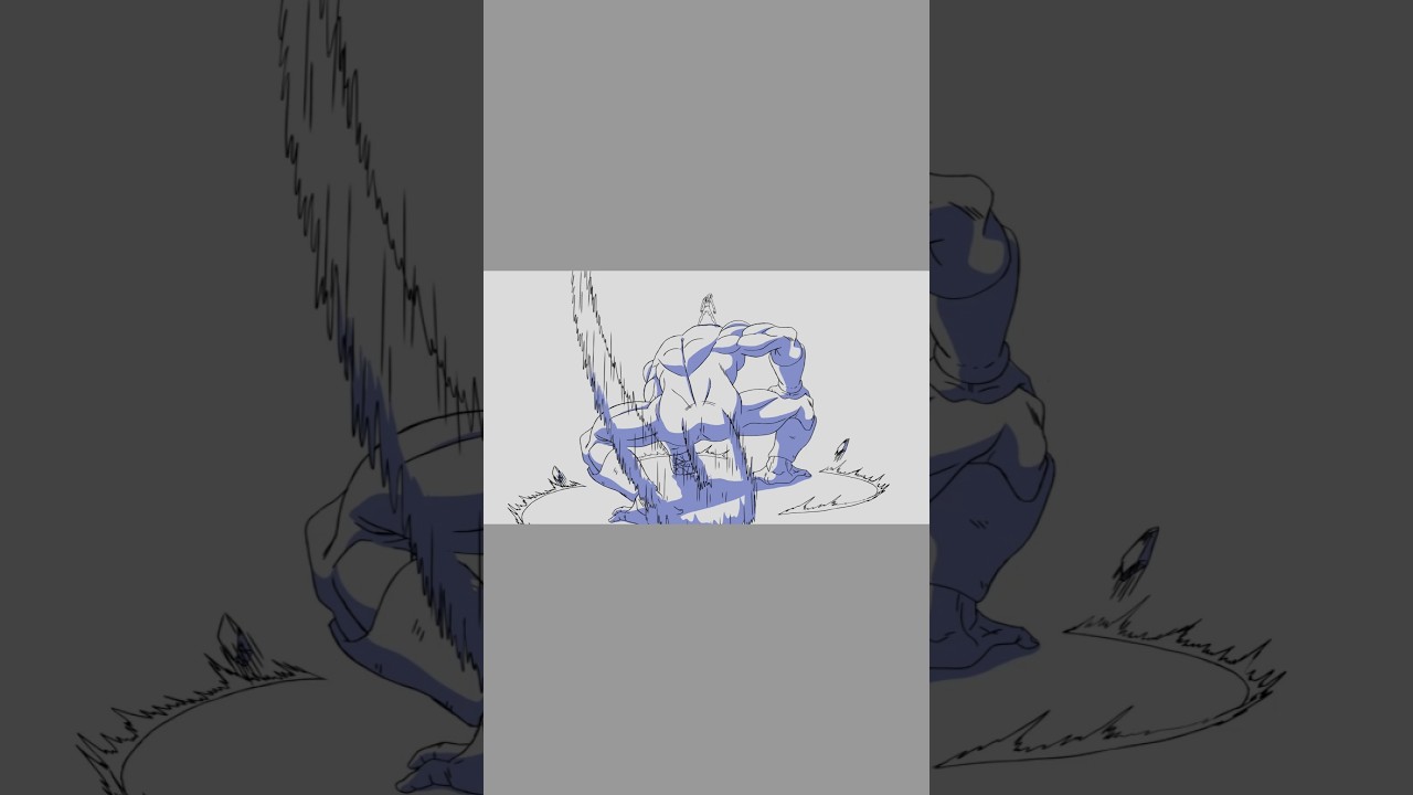 Dragón Ball Super Freezer vs Gas Fan Animation in proceso 