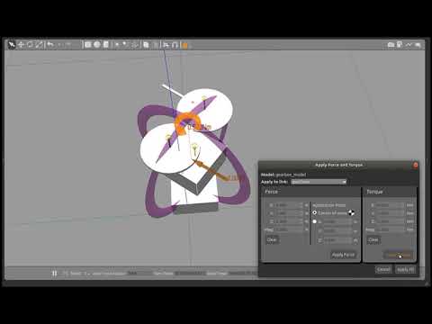 Gear box joint simulation in Gazebo 9