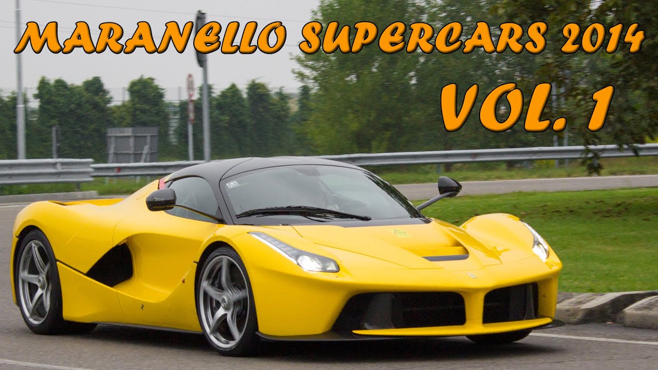 MARANELLO SUPERCARS 2014 - Vol. 1 (Yellow LaFerrari, 458 Speciale A, F40, etc ... ) HQ