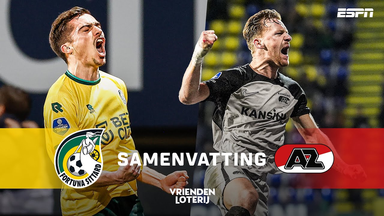 🔥 Spannende strijd in de LAATSTE MINUUT beslist 😱 | Samenvatting Fortuna Sittard - AZ