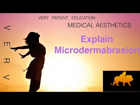VERY PATIENT EDUCATION MEDICAL AESTHETICS Explain microdermabrasion.