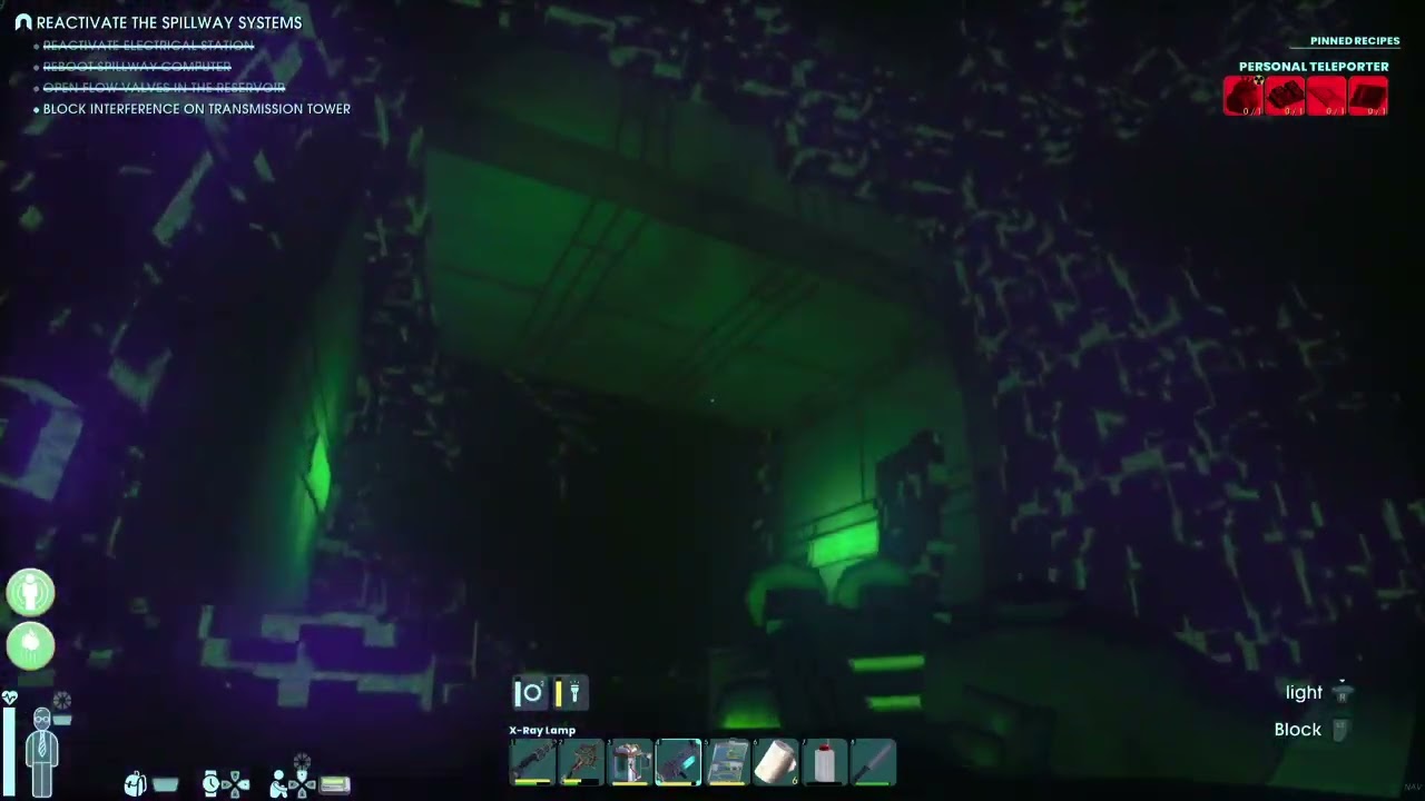 Highlight: Abiotic Factor Underwater maze with diving suit. Hydro plant.