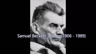 Samuel Beckett's voice from Prix Italia acceptance speech (1959).