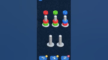 color screw sort puzzle gameplay #shorts #colorsorting #satisfying