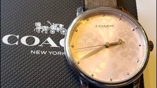 Coach Wristwatch Unboxing & First Impressions!