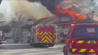 Fire at Marietta apartment building over the weekend