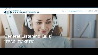 ESL LAB - Listening website