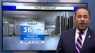 Metro Detroit weather: Light snow Saturday afternoon screenshot 4