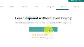 Toucan web extension,language learning web add-on screenshot 2