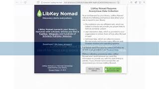 A Step-by-Step Guide to Install LibKey Nomad to Your Browser