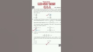MH SET Physics Answer Key|Official Question Paper & Answer Key|@physicsgalaxy1537 #mhset #set