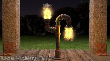 Blender Old Lamp Modelling Tutorial Part 3