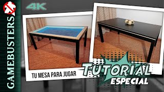 TUTORIAL - ¡Haz tu propia mesa para juegos! 4K ESPAÑOL