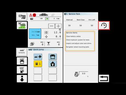 Chassis Operations: RoGator and TerraGator Service Interval Reset