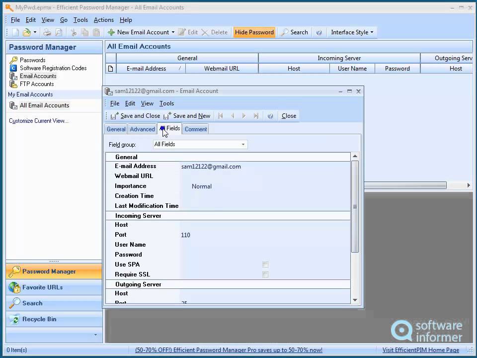 Let's have a look at Efficient Password Manager - YouTube