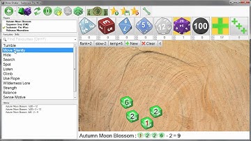 Rolling dice in Bone Shaker