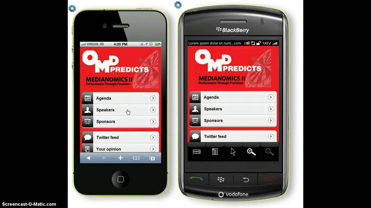 Omd App OMD App demo - YouTube