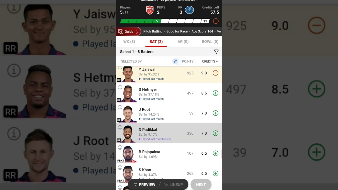 PBKS vs RR DREAM11 TEAM | PBKS vs RR DREAM11 TEAM PREDICTION | IP 2023