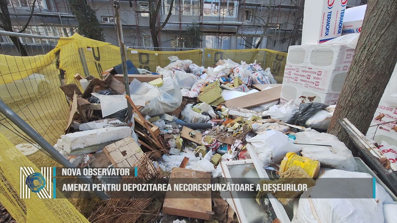 Amenzi pentru depozitarea necorespunzătoare a deșeurilor