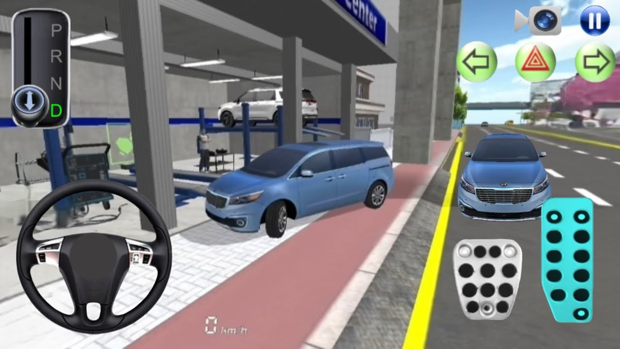 New kia carnival For parking 3D Driving class android game play video car game #gameplay #cargame 