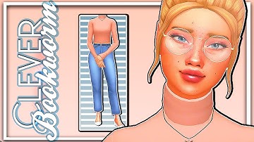 ✨The Sims 4 | CLEVER BOOKWORM 📖 👓| CAS + CC LINKS 🎒