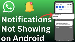 [FIXED] WhatsApp Notifications Not Showing or Working on Android