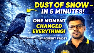 Dust of Snow by Robert Frost | Full Explanation | Class 10 English | Line by Line Meaning