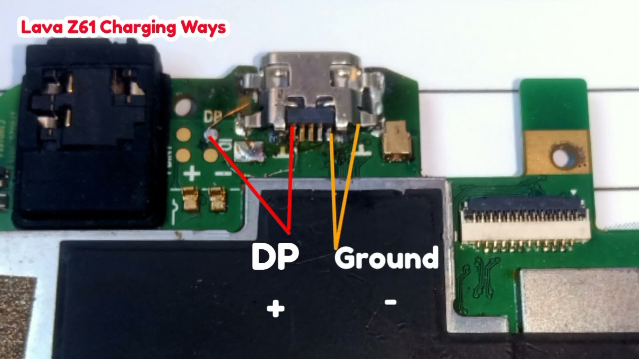 Lava Z61 Charging Jumper Solution