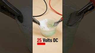 Electric Water Chaos: Extreme Electrolysis Experiment! ⚡️🪙 #experiment #science #electrolysis