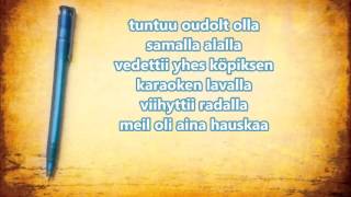 VilleGalle ft. Sanni - Lähtisitkö (Lyrics) chords