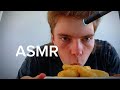 ASMR Eating Chicken Nuggets With Hot Sauce No Talking (ASMR)