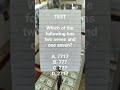 TEST | Quiz | Challenge | Exam | Examination | Brain Teaser | Trivia | #shorts | #viralshorts