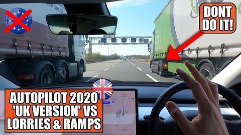 Navigate on Autopilot 2020 is WAY MORE DANGEROUS! - UK Version 2020.8.1 (EU/UN Law Limits Tesla!)