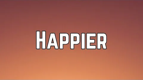Marshmello - Happier ft. Bastille (Lyrics)