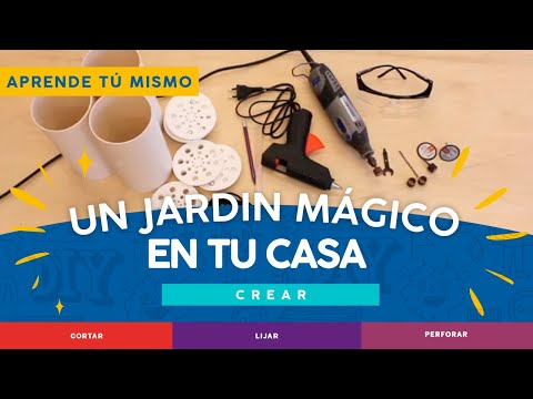 Como hacer un jardín vertical con Dremel