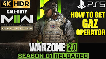How to Get Gaz MW2 Gaz | How to Unlock Gaz MW2 Gaz Operator | How to Unlock New Operator Gaz MW2 PS5