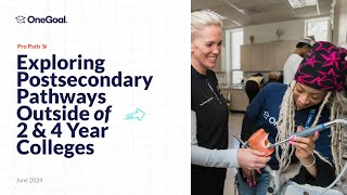 Webinar: Exploring Postsecondary Pathways Outside of 2 & 4 Year Colleges