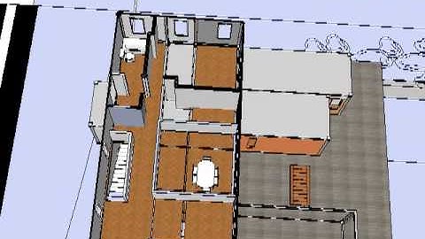 sketchup model 2floor