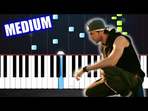 Enrique Iglesias - SUBEME LA RADIO - Piano Tutorial (MEDIUM) by PlutaX