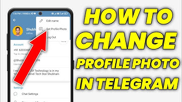 Telegram Profile Photo Kaise Badle | How To Change Telegram Profile Photo