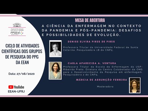 Assista: A ciência da enfermagem no contexto da pandemia e pós-pandemia: desafios e possibilidades de evolução