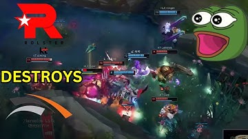 KT DESTROYS HLE IN TEAMFIGHTS