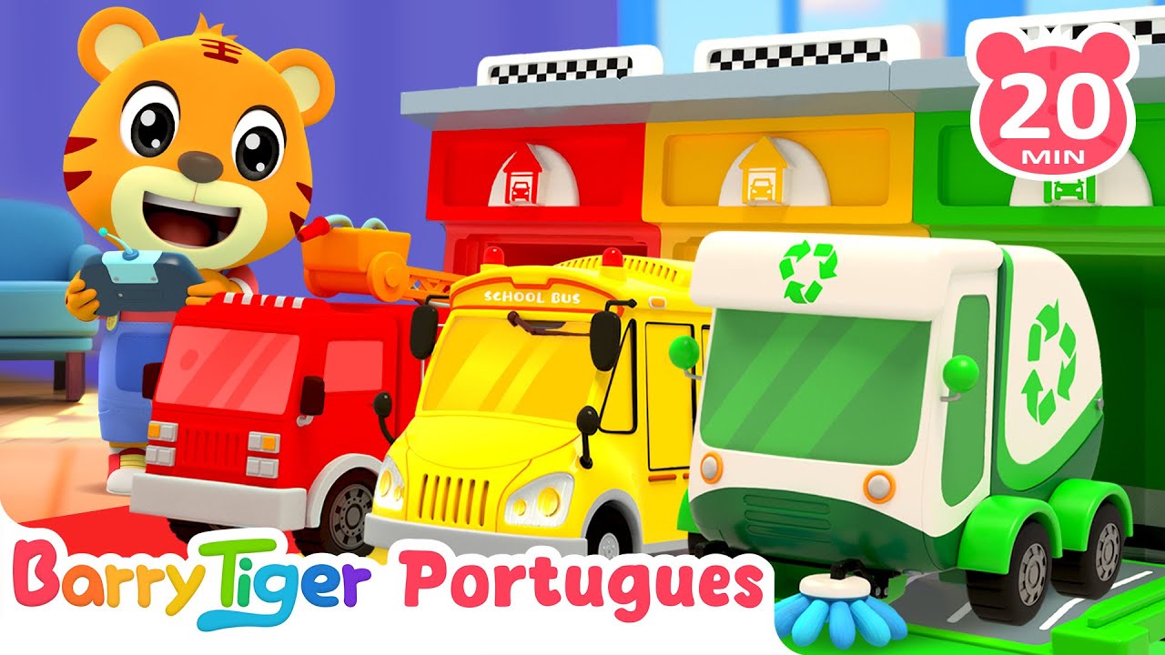 ColCanção dos Carros Coloridos 🚗 Aprenda as Cores com Carros | Canções Infantis | BarryTiger