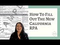 HOW TO FILL OUT NEW CALIFORNIA RPA | Step by Step Guide #realestatetraining #newrpa #realestatecoach