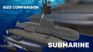 REAL SIZE | COMPARISON of Submarines