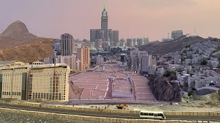 شاهد أجمل إطلالة على مكة والمسجد الحرام من جبل السيدة خديجة وجولة مميزة في شوارع مكة المكرمة