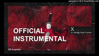 21 Savage - X ft Future (Official Instrumental)