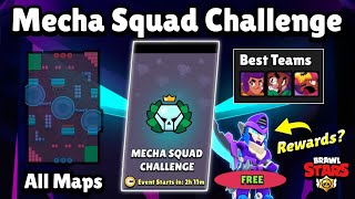 Mecha Squad Challenge :- All Maps + Best Brawlers + Rewards | Brawl News